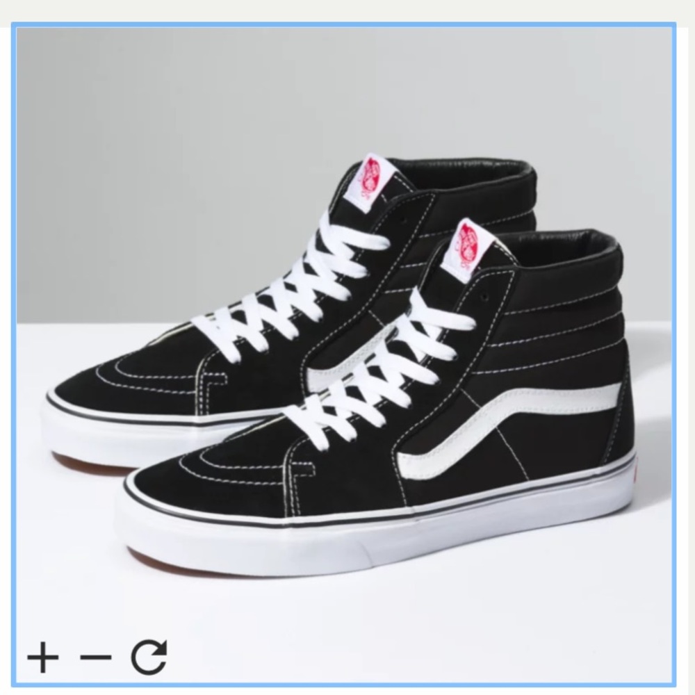 vans high top sk8-hi old skool black